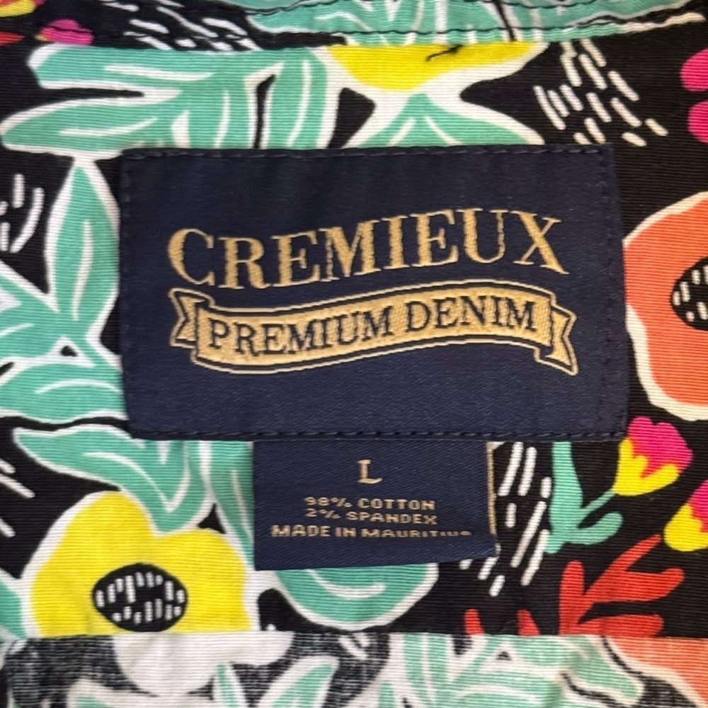 Cremieux Mens Pastel Floral Long-Sleeve Button Down Casual Shirt Size L​ - Picture 7 of 7